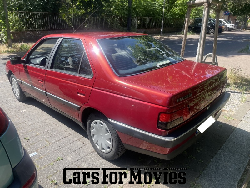 CarsForMovies | Peugeot 405 Sondermodell Summertime 1994 Frankreich Rot Schwarz Zivilfahrzeug Limousine DE - Berlin 7746 